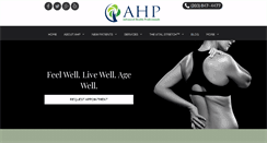 Desktop Screenshot of ahp-health.com